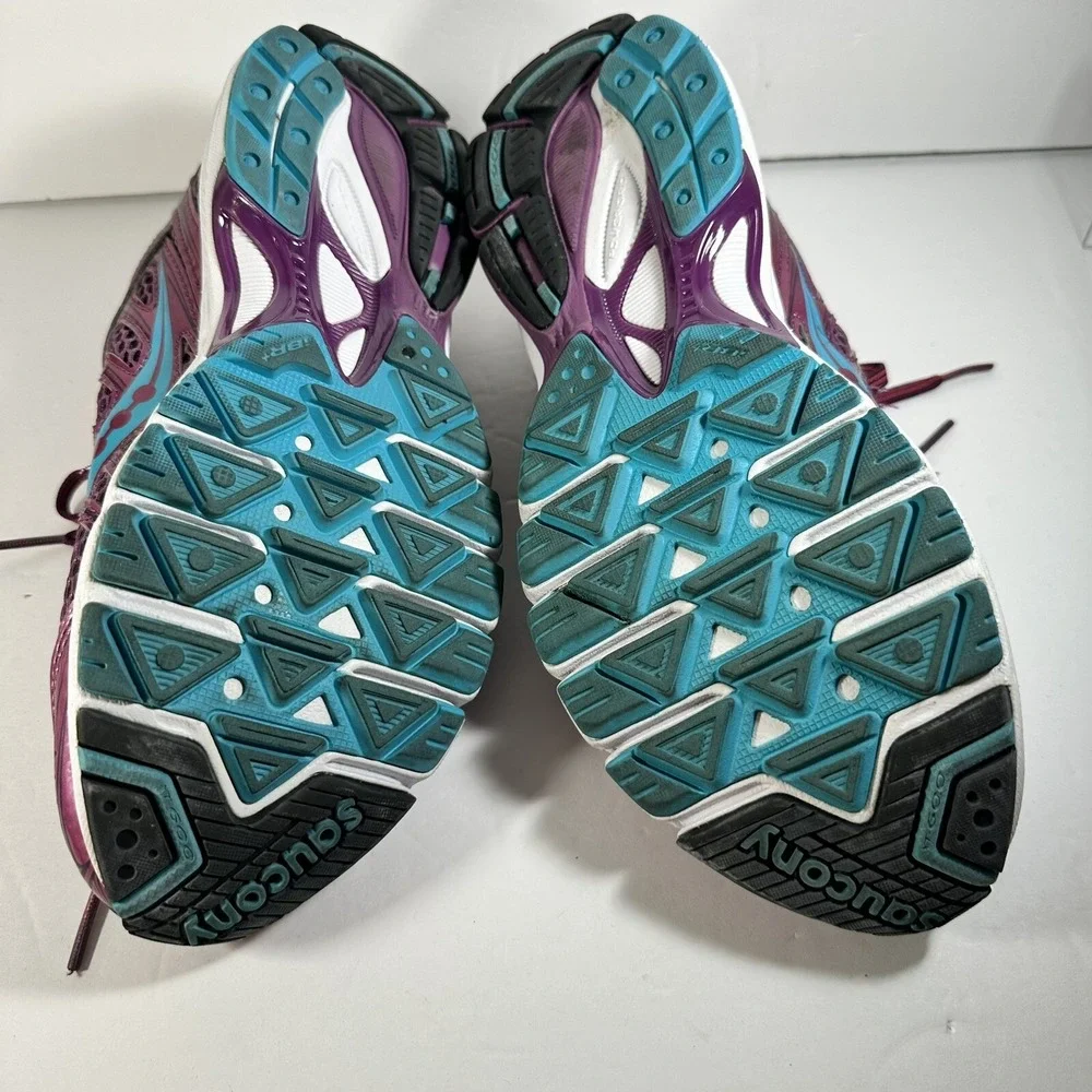 Saucony Womens Ride 6 10200-5 Multicolor Running Shoes Sneakers Size 8